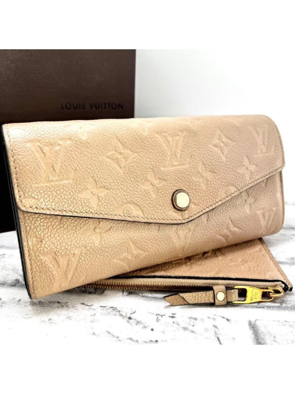 Louis Vuitton Empreinte Curies Dune Wallet
